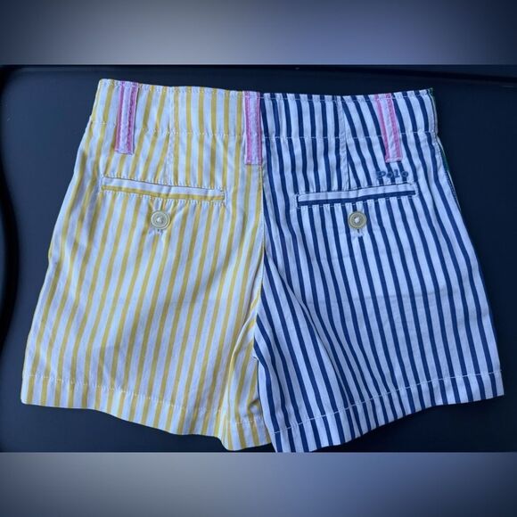 POLO RALPH LAUREN Fun Shirt Cotton Striped Shorts Girls Size 4 Multicolor - Picture 7 of 17